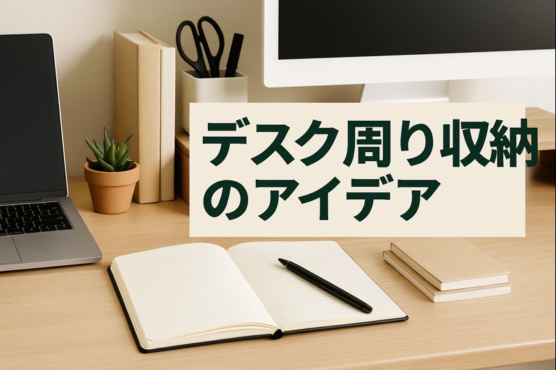 デスク周り収納のアイデア｜すっきり整えるための基本の考え方と実践テクニック